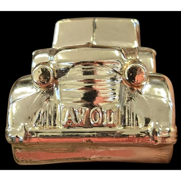 Vtg 70s Avon Solid Gold Cadillac Bottle Decanter Mostly Full - Display Only - Picture 9 of 14